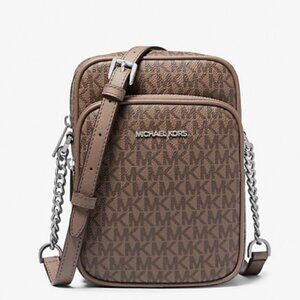 MICHAEL KORSJet Set Travel Medium Signature Logo Crossbody BagCOLOR DUSKNWT